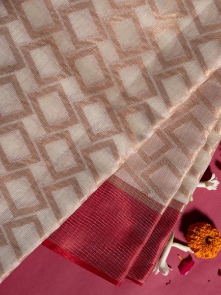 Monga-tissue-saree